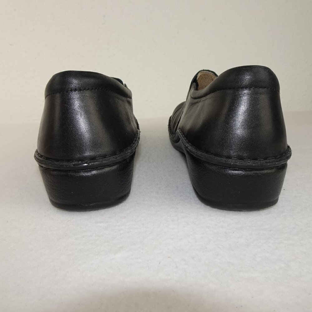 Finn Comfort Newport Shoes Women’s Size 37 US 6 Black Slip On Comfort Loafers - Picture 5 of 10